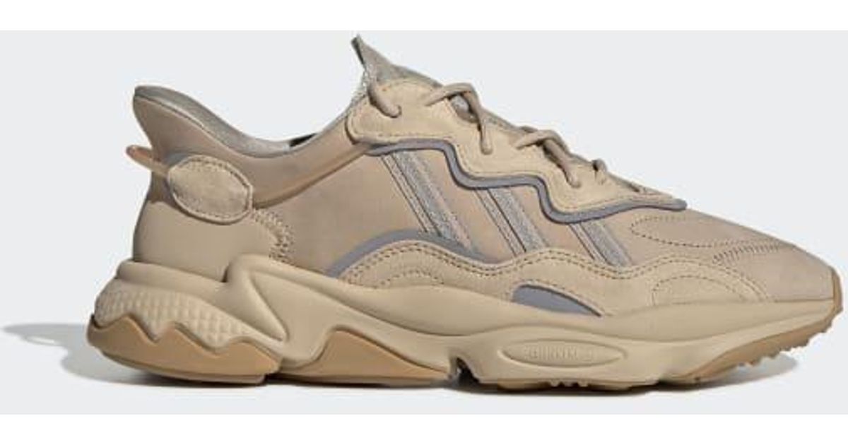 beige ozweego shoes