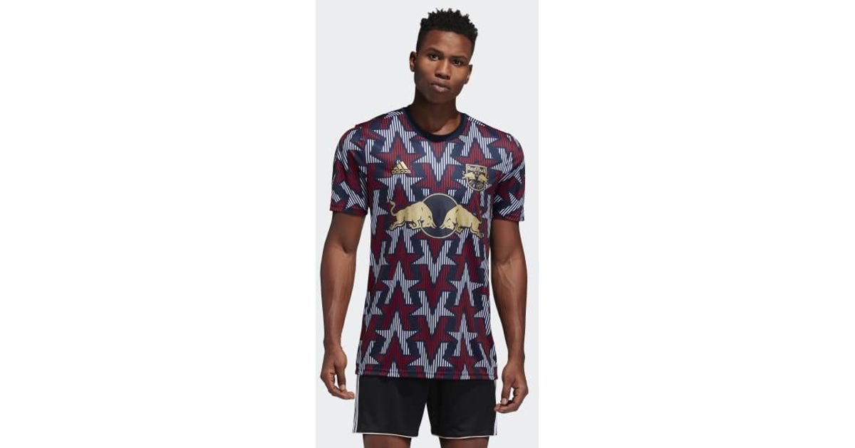 new york red bulls pre match shirt