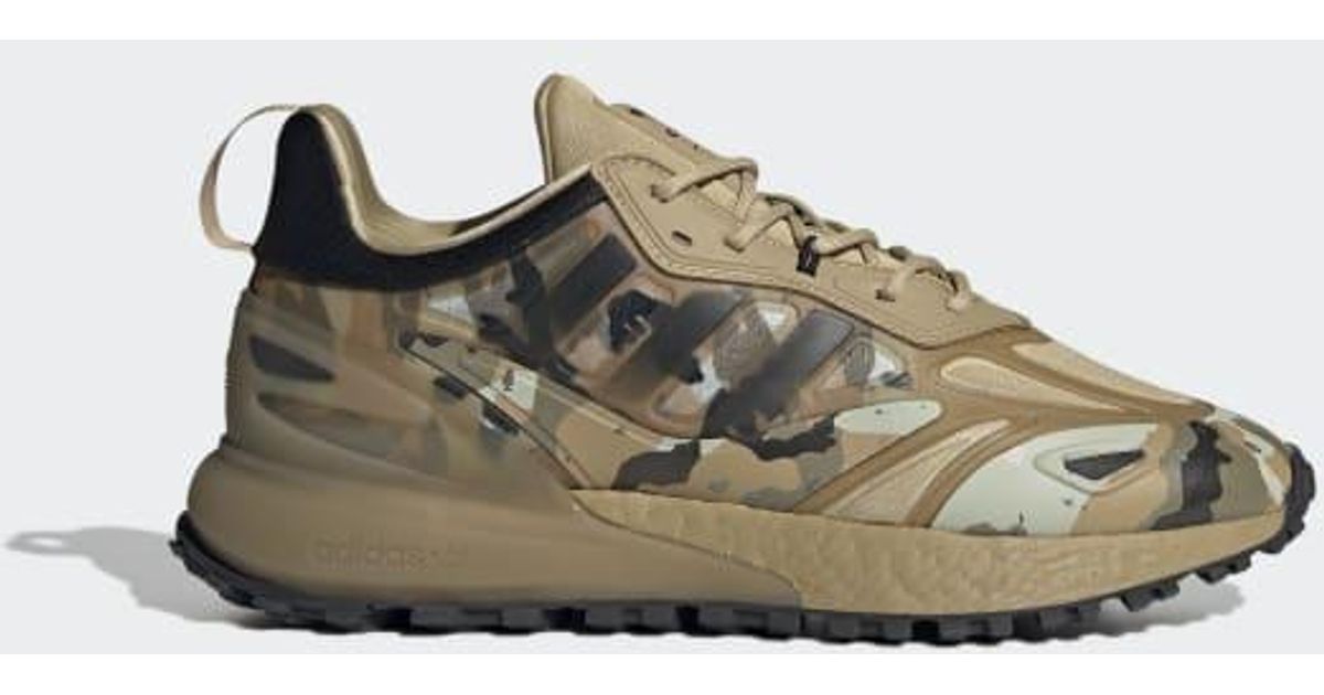 adidas Lace Zx 2k Boost 2.0 Trail Shoes in Beige (Natural) for Men | Lyst