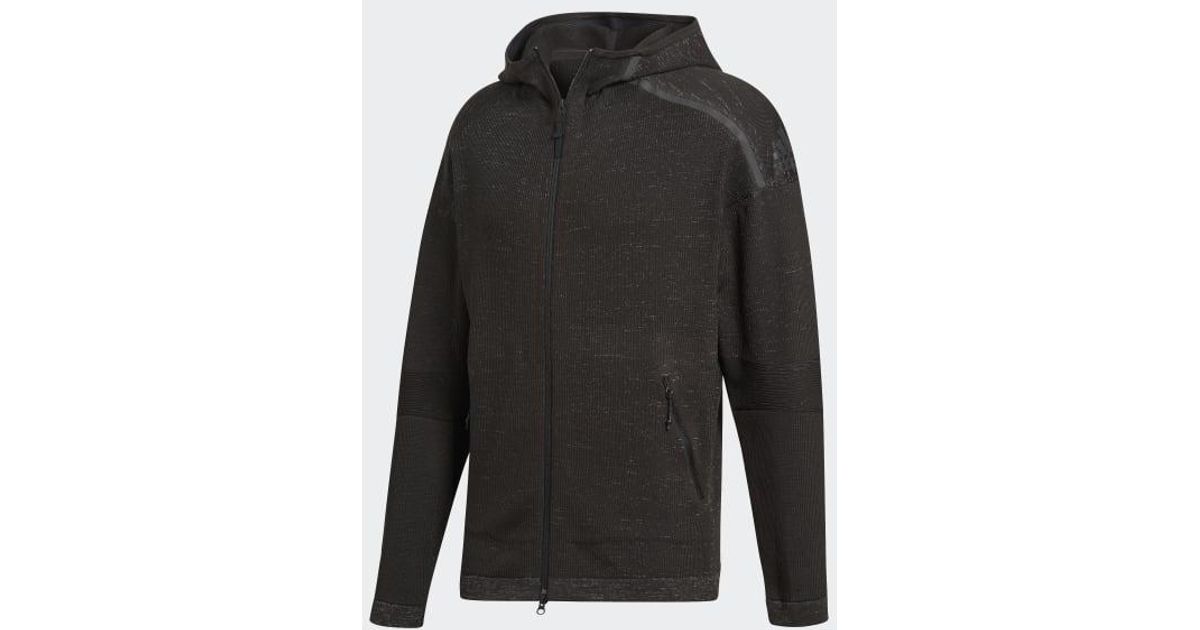 adidas zne primeknit hoodie black