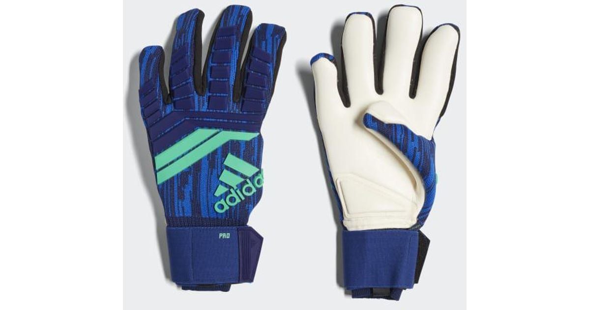 adidas blue gloves