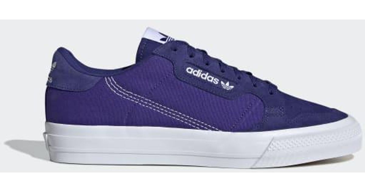 adidas continental vulc purple