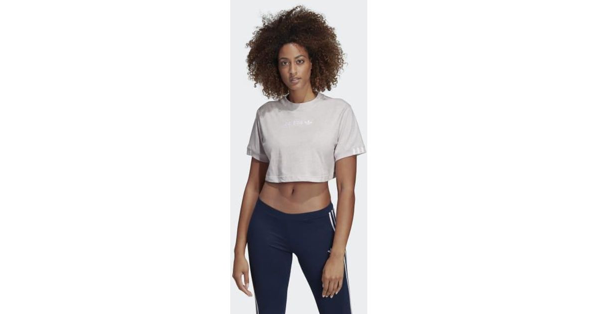adidas coeeze cropped tee
