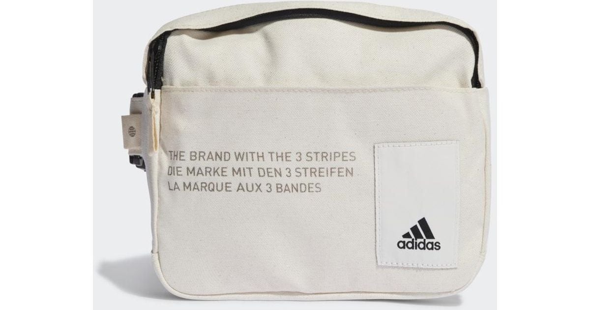 adidas Classic Foundation Crossbody Lounge Tas in het Wit Lyst NL