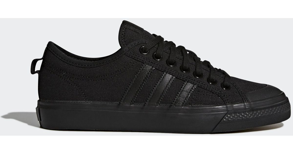 adidas Originals Adidas Nizza Canvas Trainers (bz0495) in Black for Men |  Lyst UK