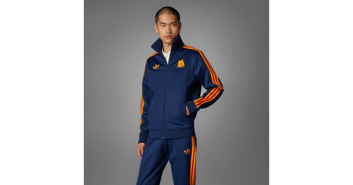 adidas As Roma Bring Back 1993 Track Top in Blue for Men | Lyst UK