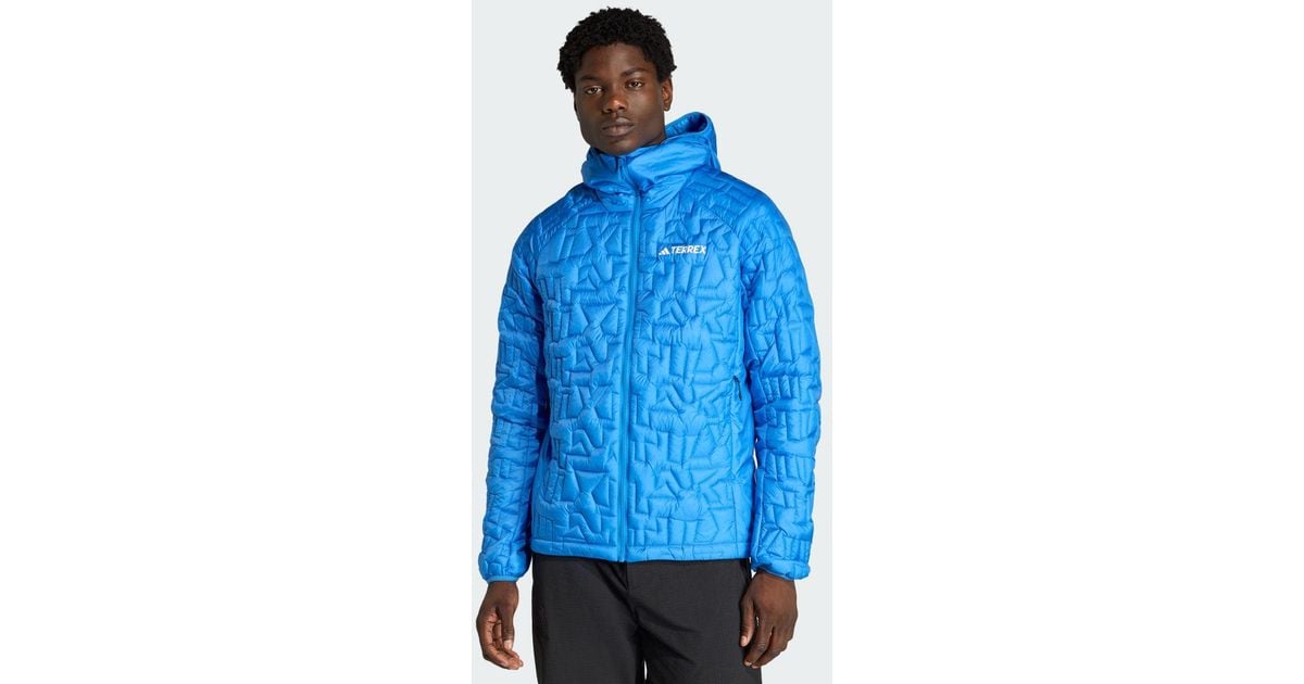 adidas Terrex Xperior Primaloft Loose Fill Insulated Hooded Jacket in ...