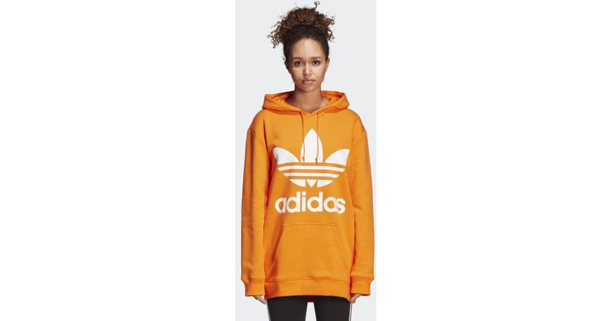 adidas oversize trefoil hoodie