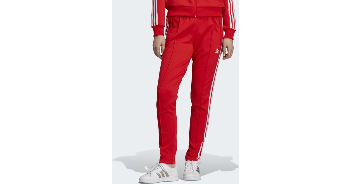 adidas sst rouge