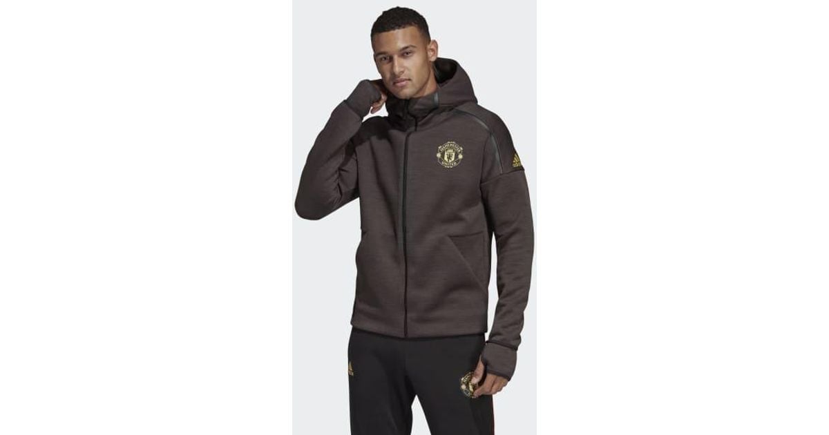 adidas manchester united zne hoodie