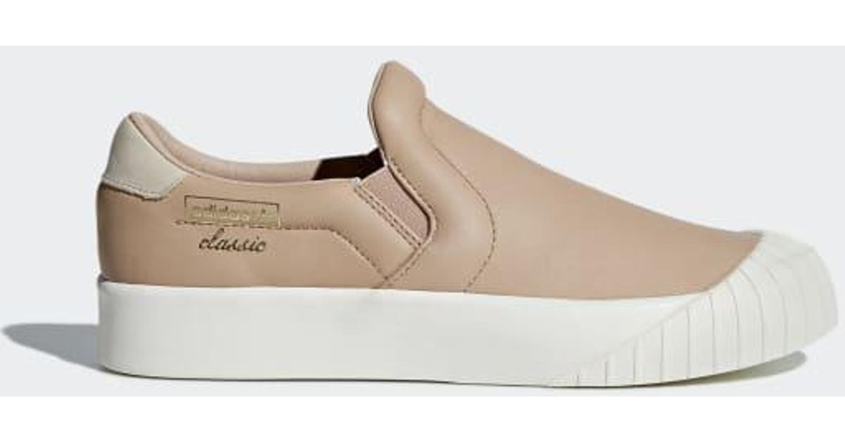 adidas Leather Everyn Slip-on Shoes in 