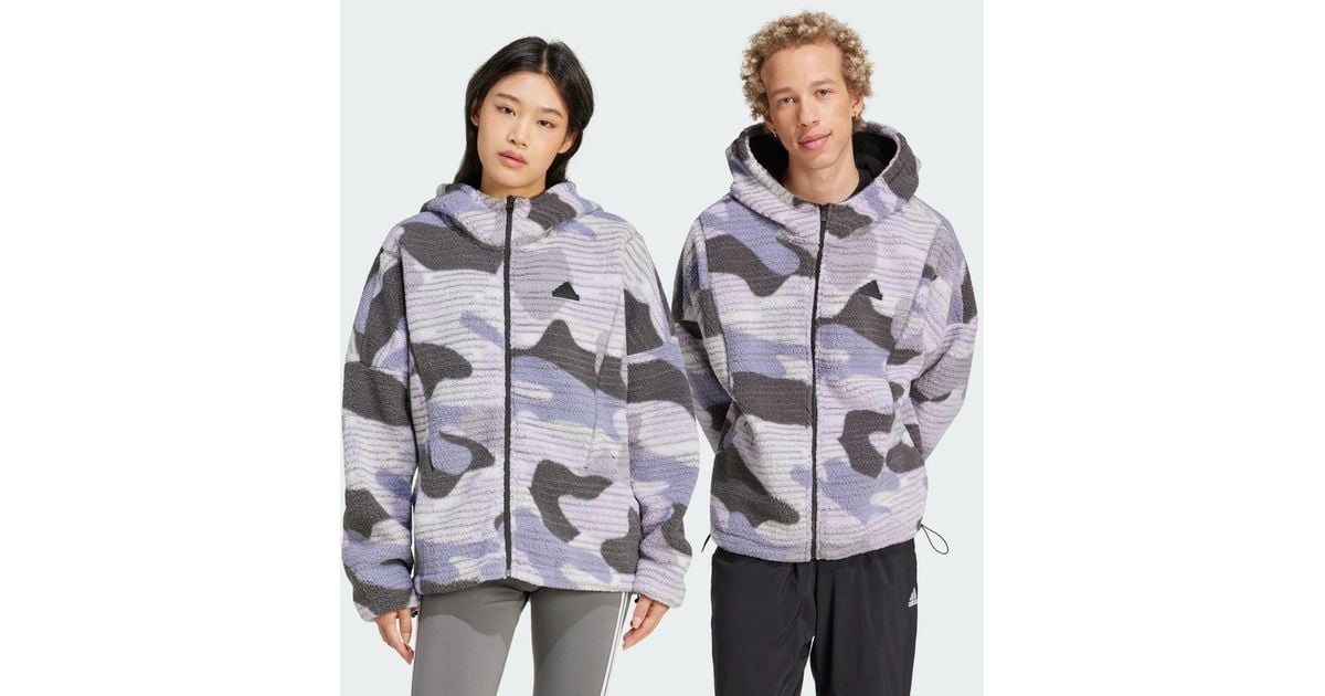 adidas Adiclub Full-Zip Hoodie Lyst UK