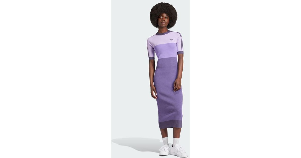 adidas casual purple dress adidas Originals T-Shirt Dress