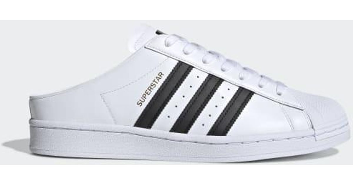 superstar slip on shoes white