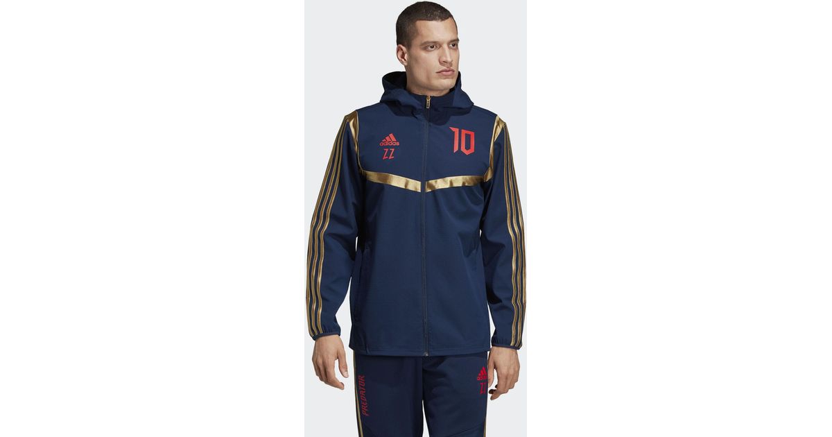 Cortavientos con capucha Predator Zinédine Zidane adidas de hombre de color  Azul | Lyst