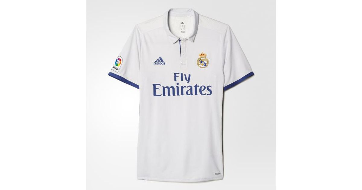 adidas Synthetic Real Madrid Home Authentic Jersey in ...
