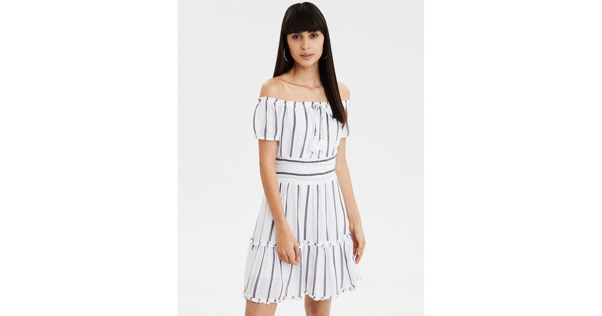 american eagle off the shoulder dress