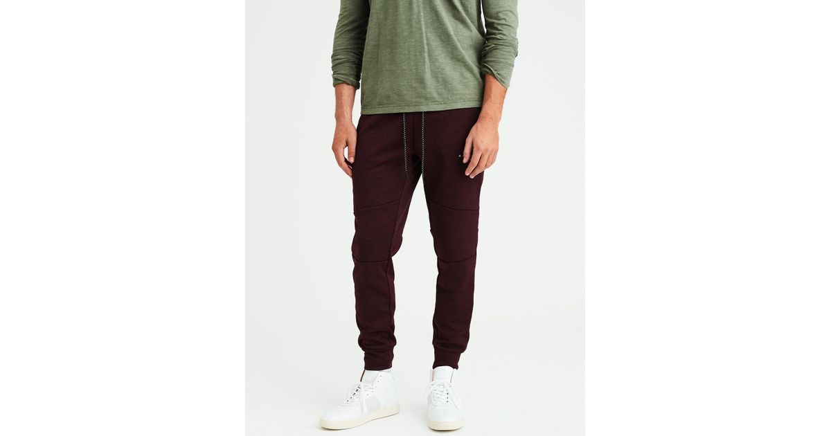 ae gridback fleece jogger pant