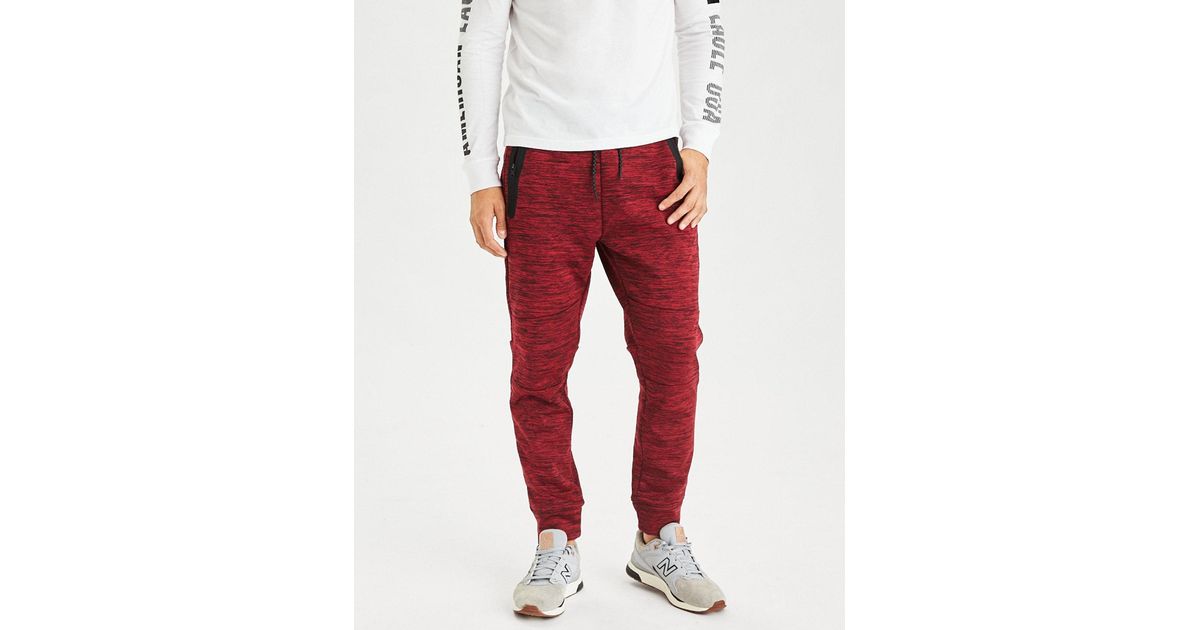 ae gridback fleece jogger pant
