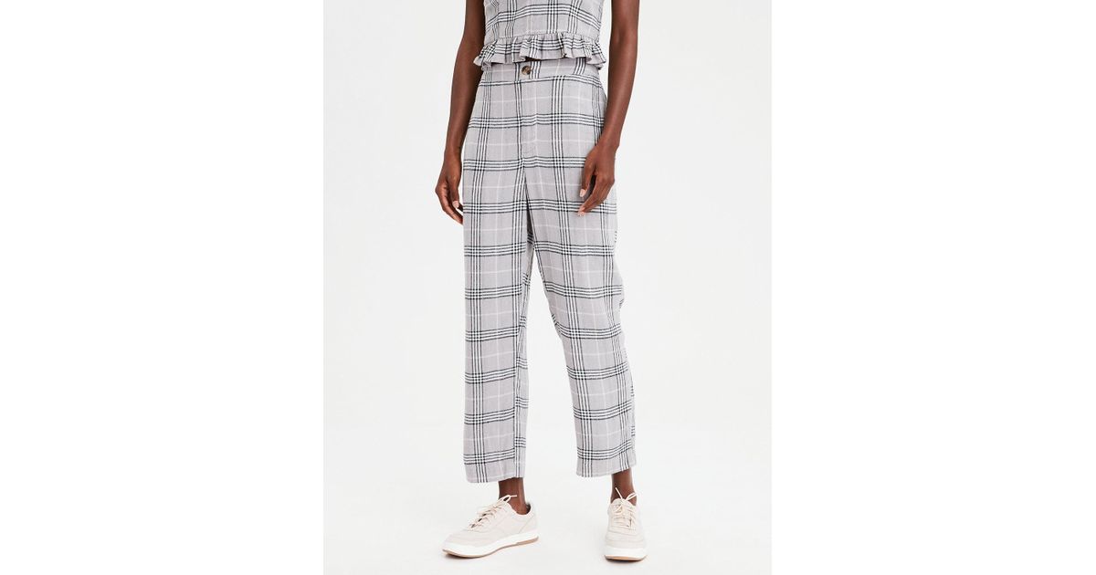 american eagle plaid pants