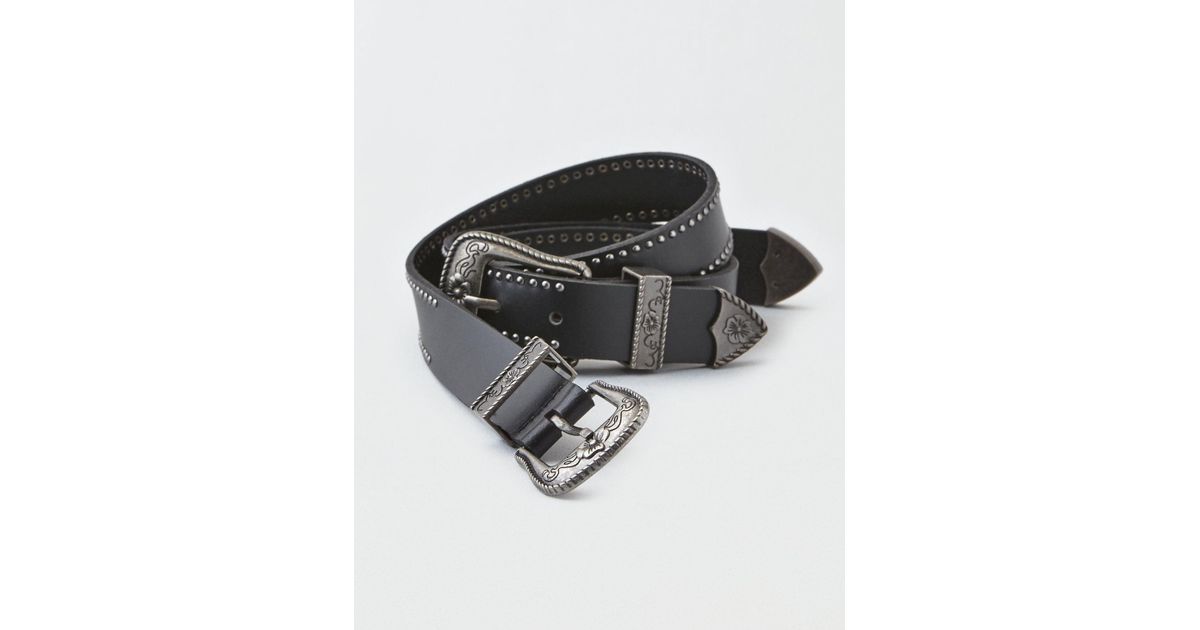 american eagle black belt