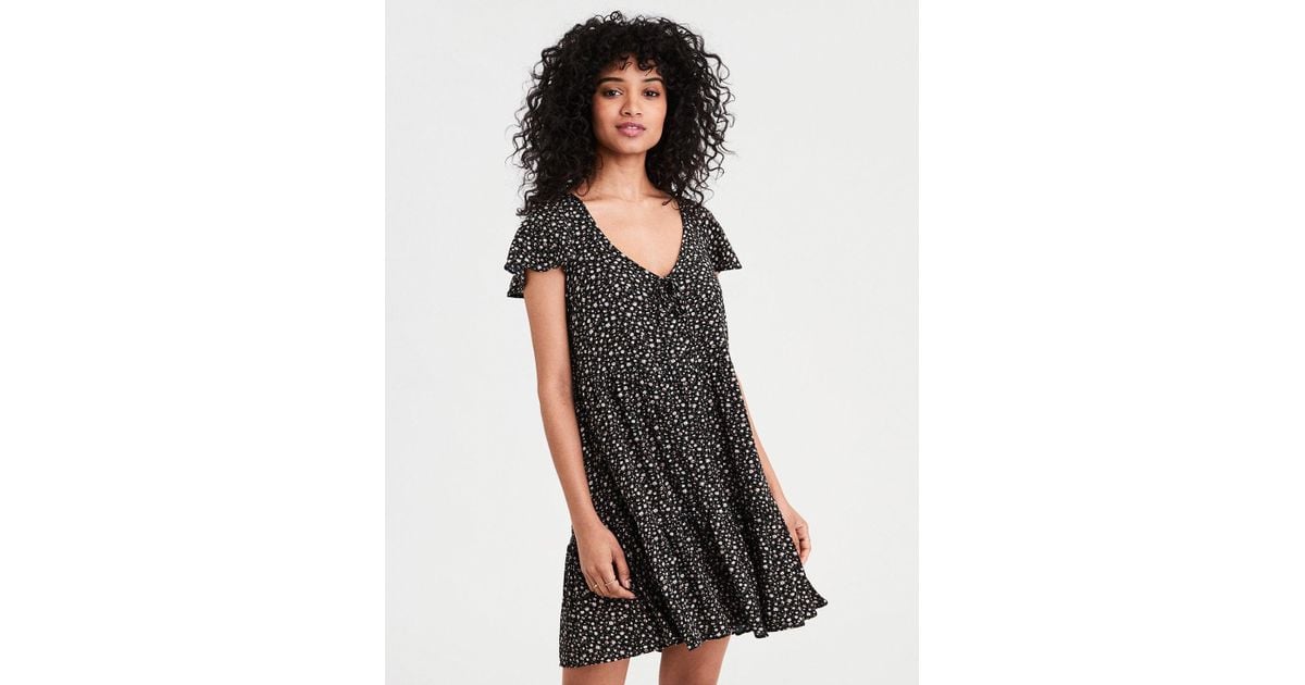 ae tiered babydoll dress