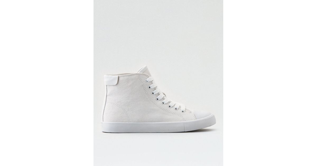american eagle white shoes
