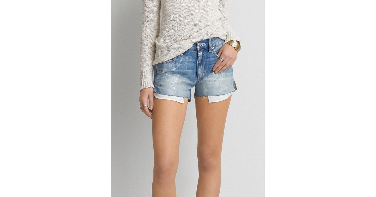 american eagle vintage hi rise festival shorts