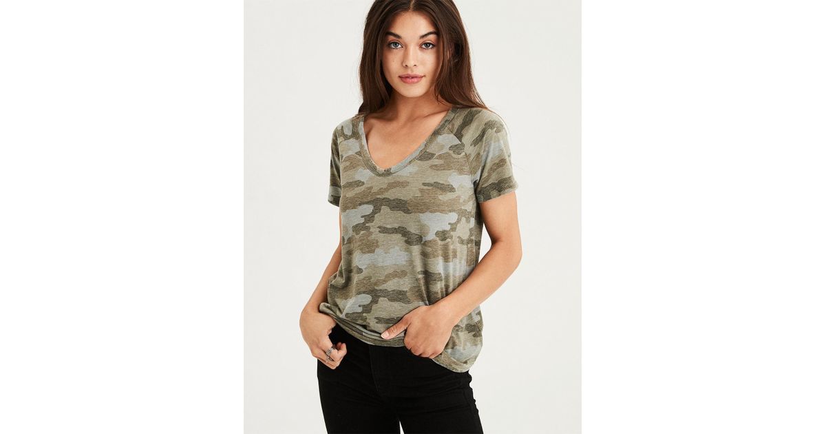 camo sweatshirt american eagle