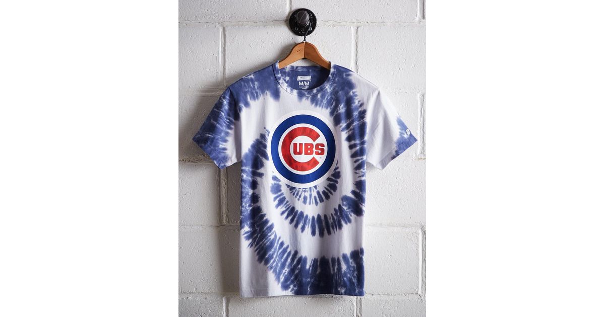 chicago cubs tie dye shirt