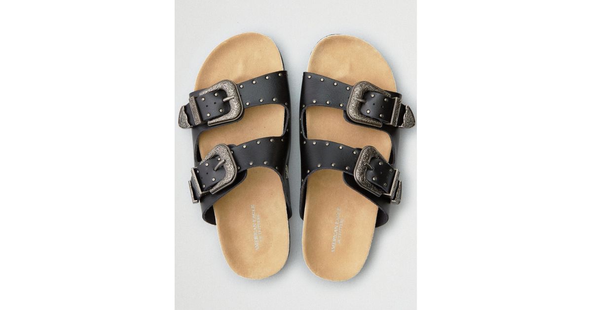 american eagle footbed sandals