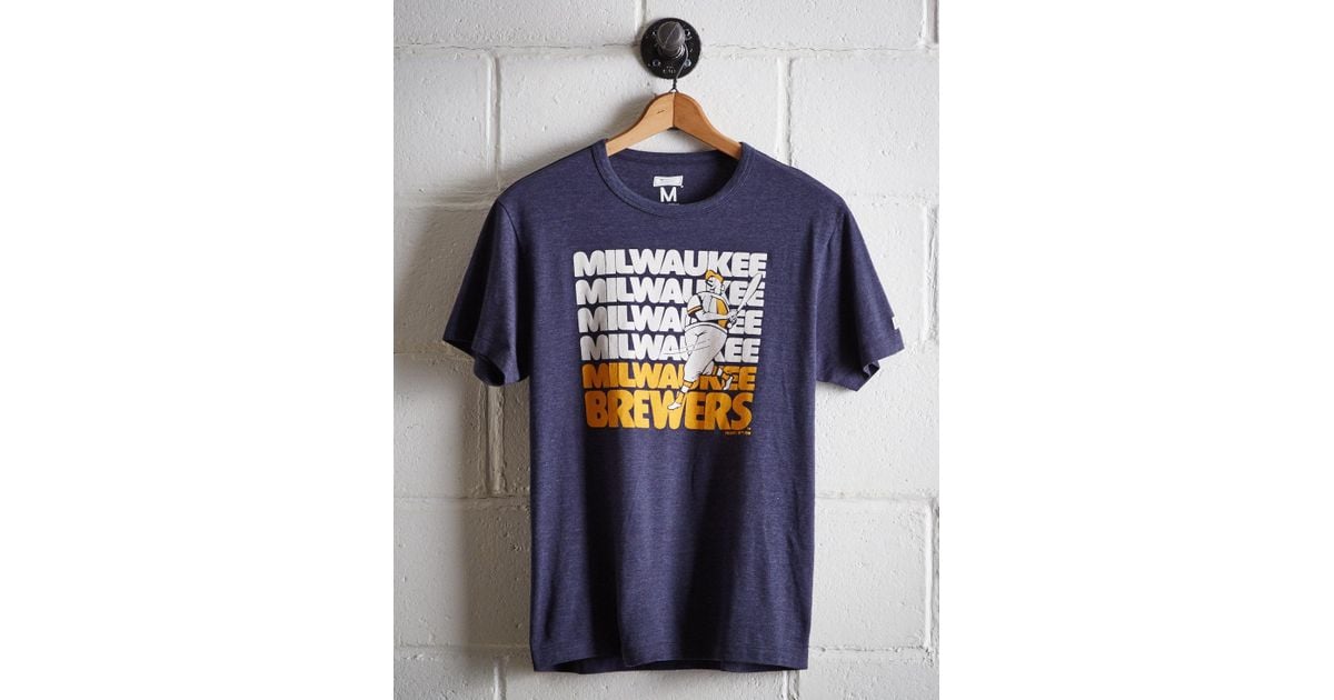 milwaukee brewers retro t shirt