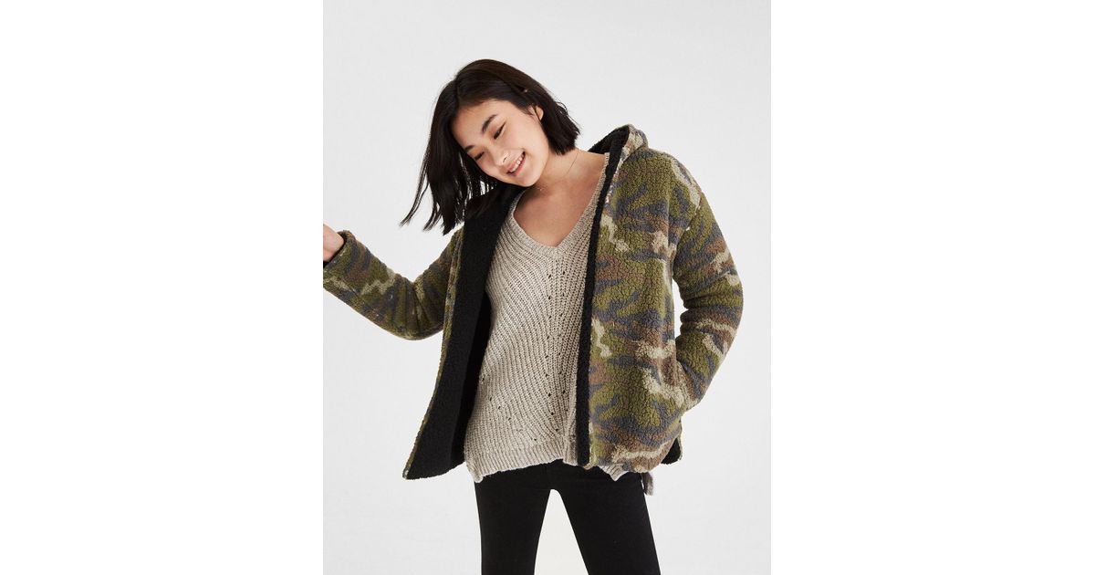 american eagle sherpa jacket