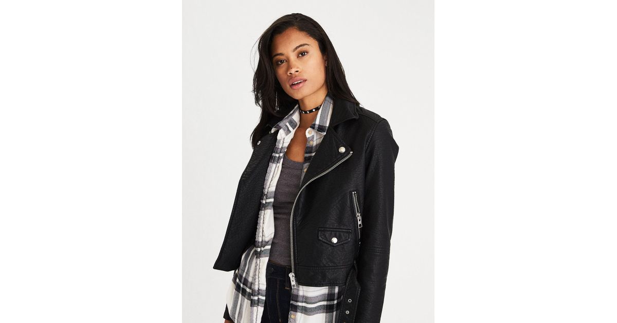 american eagle leather jacket