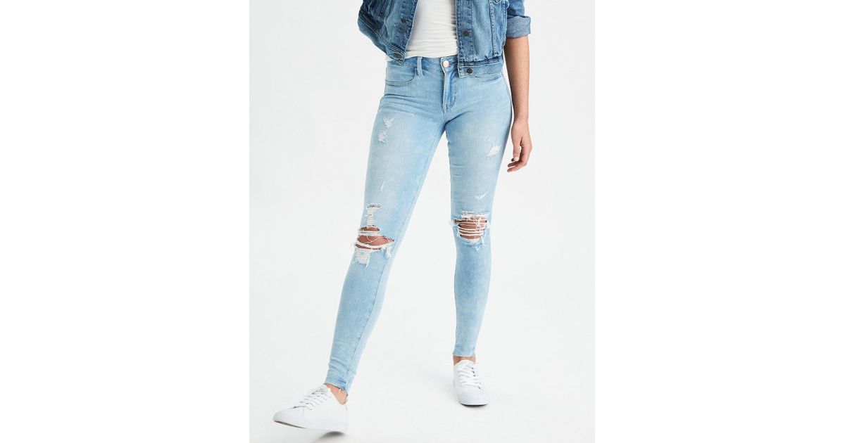 american eagle jeans light wash