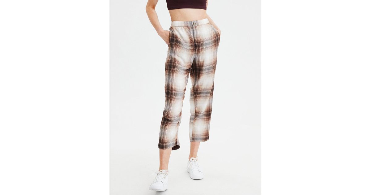 american eagle plaid pants