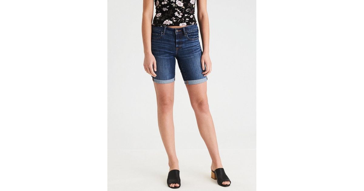 american eagle bermuda jean shorts