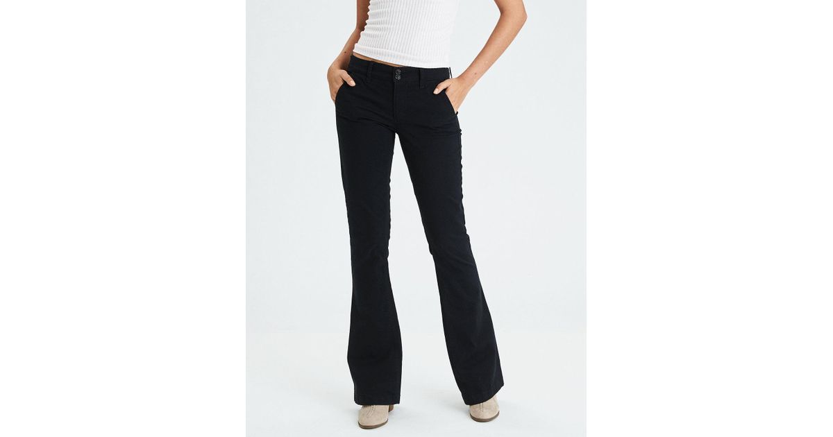 american eagle women's black pants