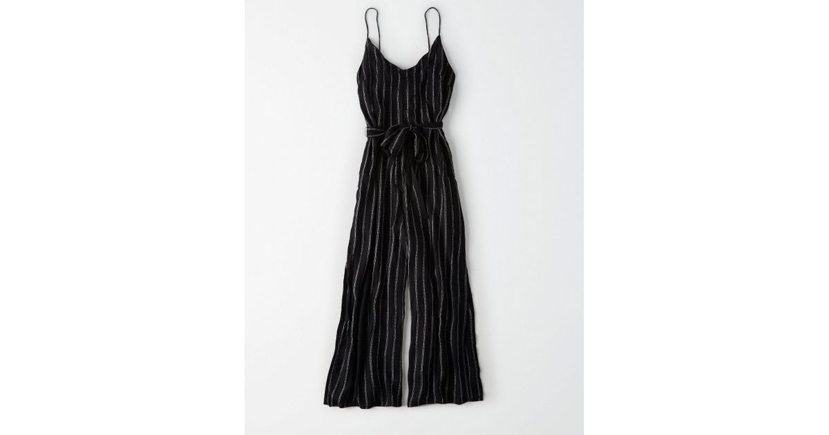 ae easy striped jumpsuit