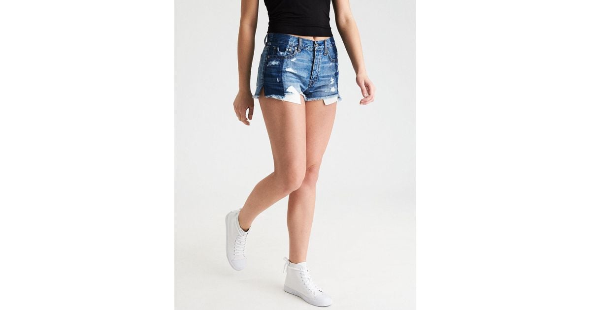 american eagle shorts high waisted