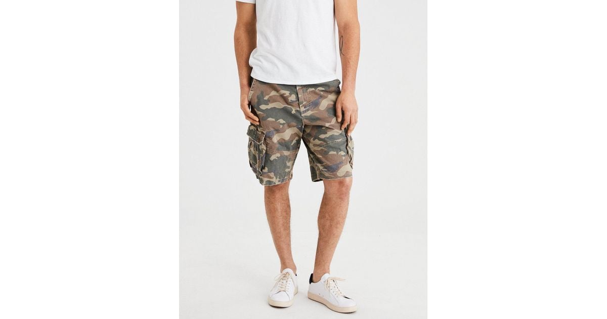 american eagle camo cargo shorts