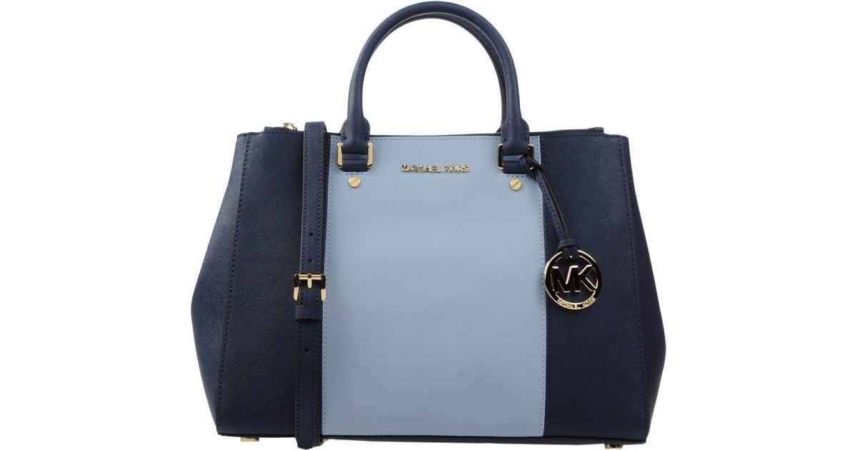 michael kors dark blue handbag