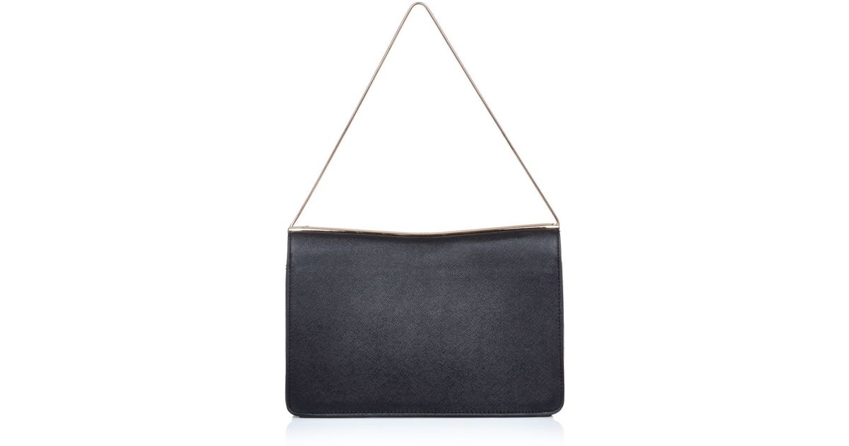 black underarm bag