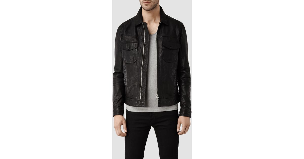 all saints morson leather jacket