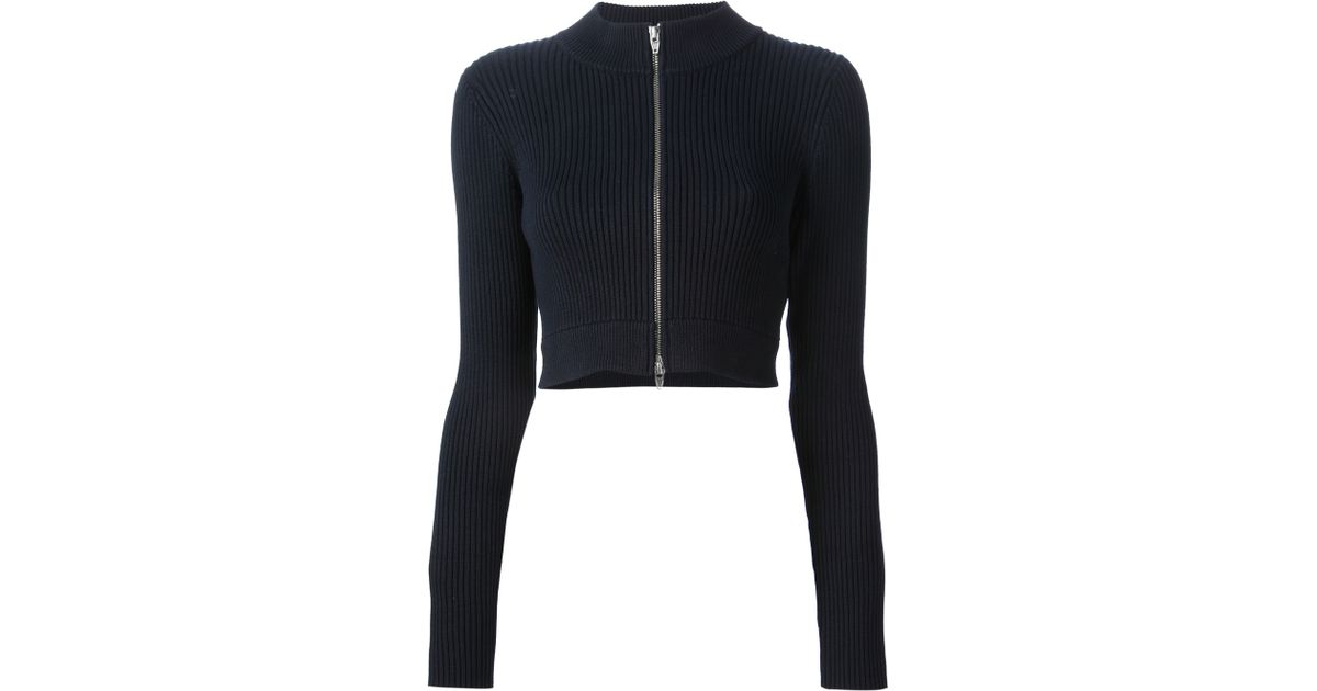 two way zip cardigan