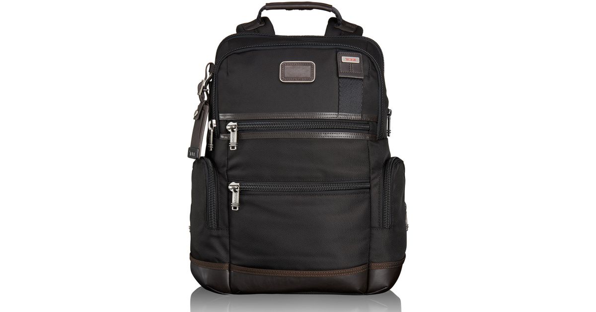 Tumi Brown Alpha Bravo Hickory Knox Backpack For Men Lyst
