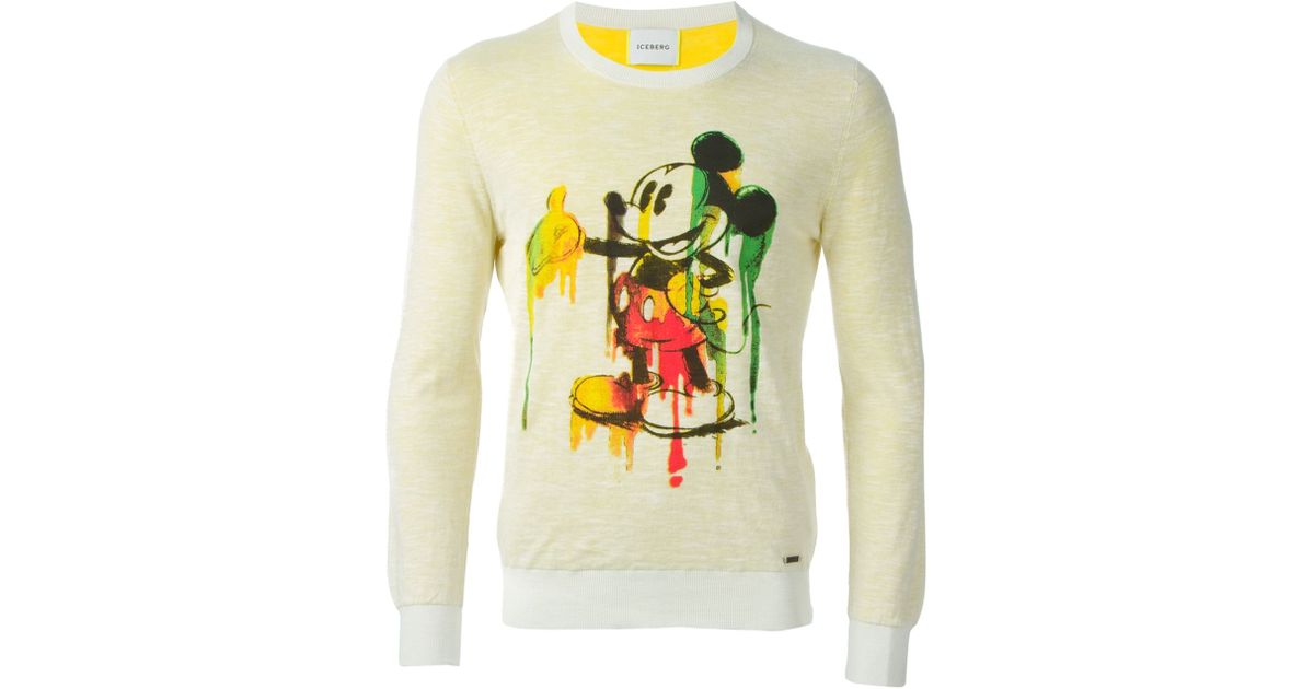 iceberg mickey mouse sweater