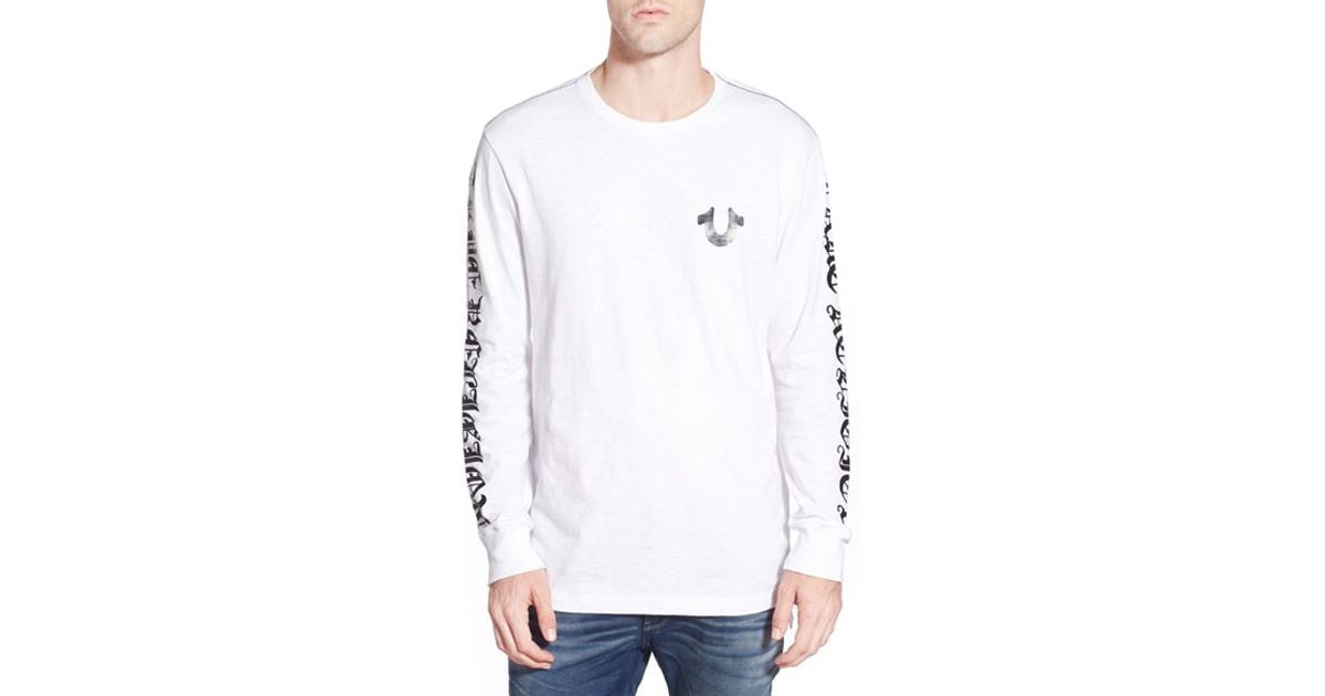 True Religion Graphic Long Sleeve T 