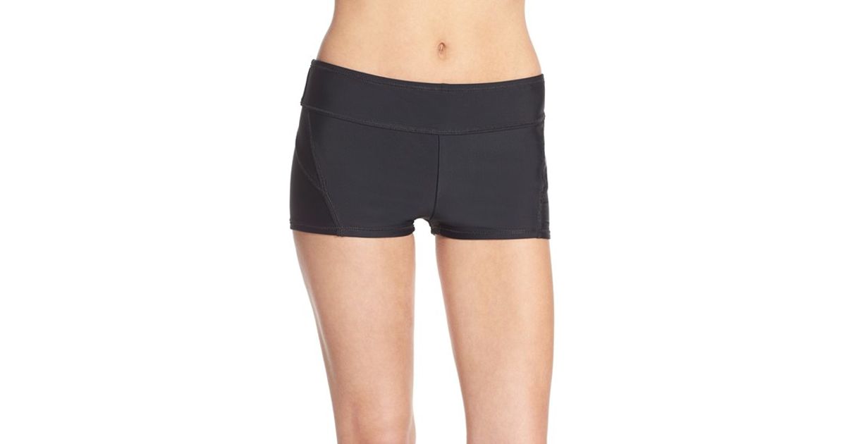 black swim bottoms