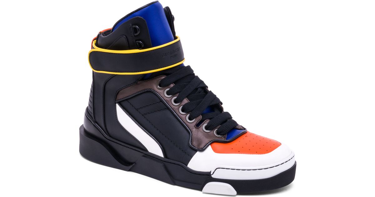Givenchy Tyson Leather High-top Sneakers in Black for Men | Lyst